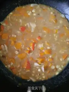 Make Pumpkin with soy rice step 2