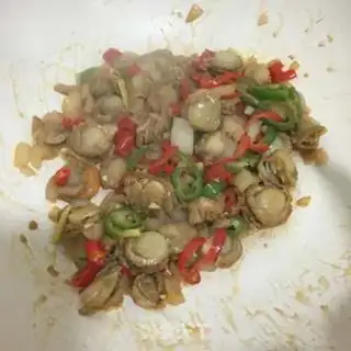 Make Spicy scallops step 6