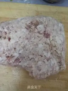 Make Lion head with sauce step 1