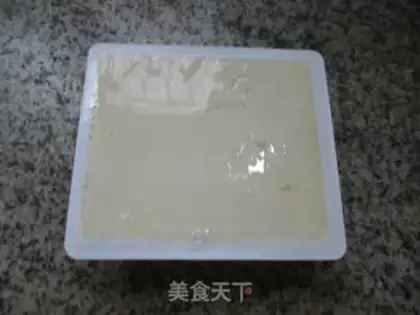 Make Squeeze the silk tofu step 1