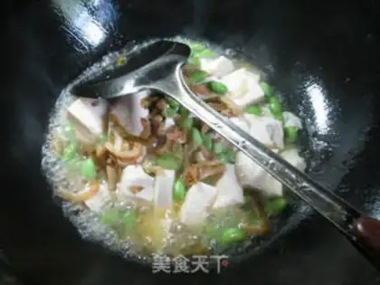 Make Squeeze the silk tofu step 4
