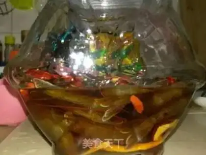 Make The flowers are fresh, drunk shrimp step 2