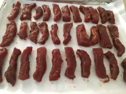 Make Roasted beef jerky step 3