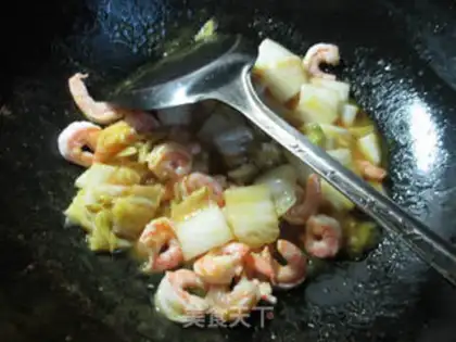 Make Curry shrimp cabbage step 5