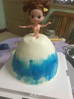 Make Barbie Mermaid step 1