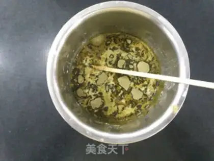 Make Green tea mousse step 6