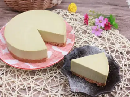 Make Green tea mousse step 11