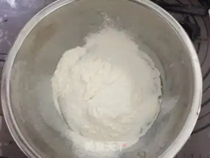 Make The egg yolk mooncake step 8