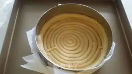 Make Basque cake step 7