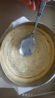 Make Basque cake step 8