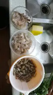 Make Seafood bottom step 0