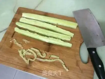 Make Cream cucumber step 2
