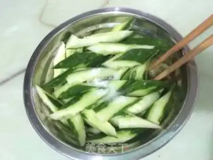 Make Cream cucumber step 3