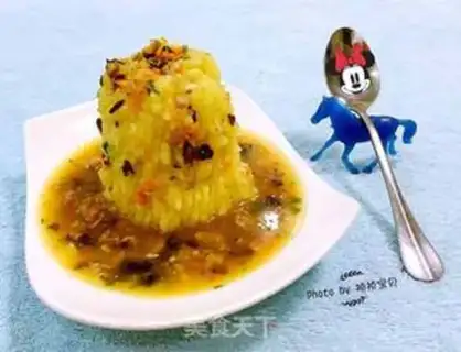 Make Flaming Mountain Mashed Potato step 13