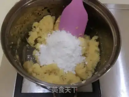 Make Coconut cranberry yellow mooncake step 9
