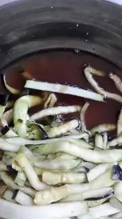 Make A regular eggplant step 3