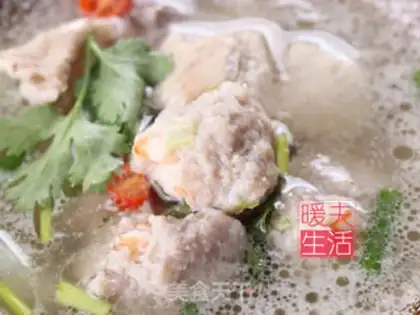 Make Porkball soup step 7