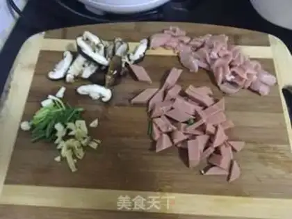 Make Ham broccoli step 1