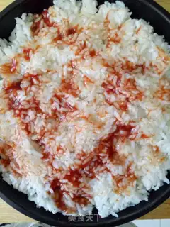 Make Rice pizza step 1