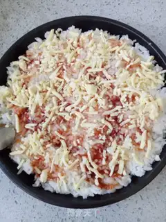 Make Rice pizza step 2