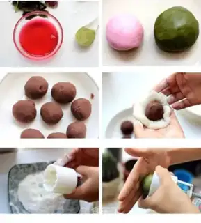 Make Ice mooncake step 2