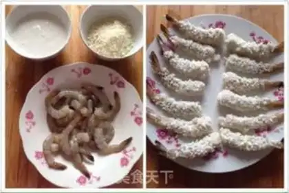 Make Frozen phoenix shrimp step 3