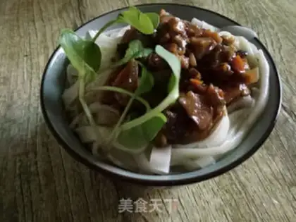 Make Noodle with mushroom sauce step 10