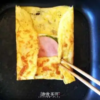Make Toast omelet step 4