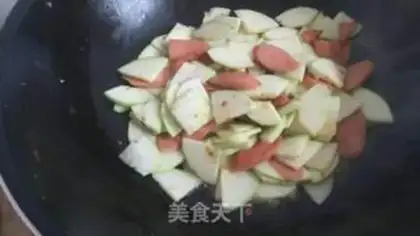 Make Sichuan clears the ham step 3