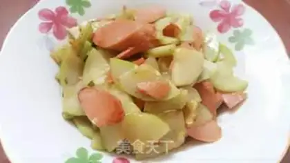 Make Sichuan clears the ham step 4