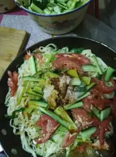 Make Hot noodles step 3