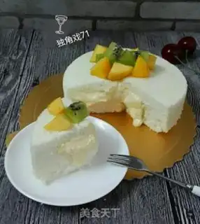 Make A heartless angel cake step 22