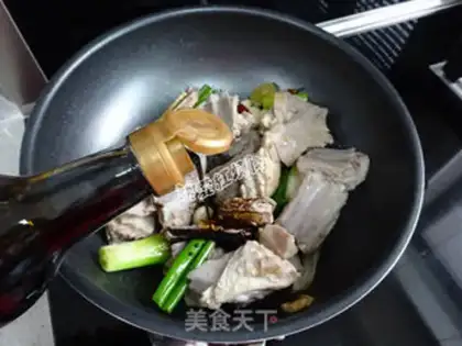 Make Lamb chop lentils sticky roll step 8