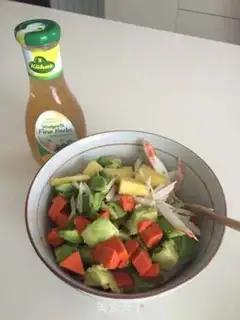 Make Cream crab salad step 3