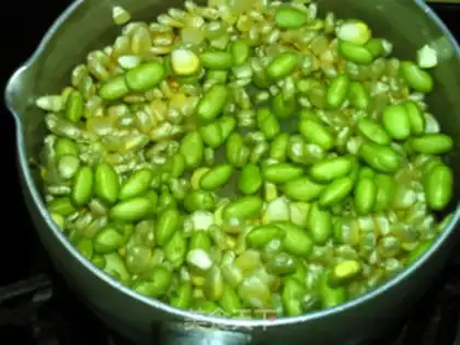 Make Blue bean corn step 2