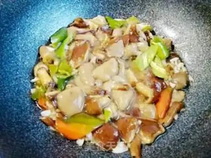 Make Clear the pine mushrooms step 10