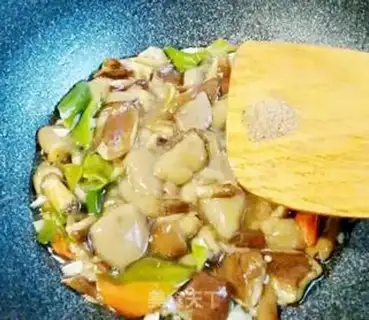 Make Clear the pine mushrooms step 11