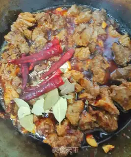 Make Red beef noodles step 5