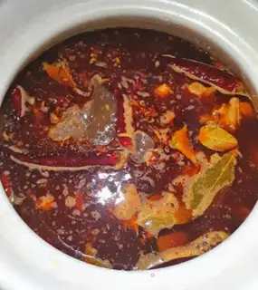 Make Red beef noodles step 6