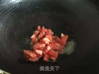 Make Tomato eggs step 1