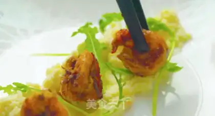 Make Thai shrimp with mashed potatoes step 4