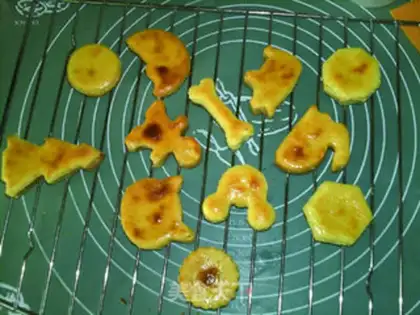 Make Gold cheese mooncake step 19