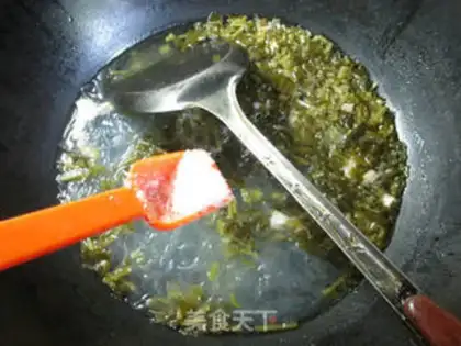 Make A fan of meat and snow step 5
