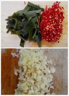 Make Picked sea-belt peppers step 1