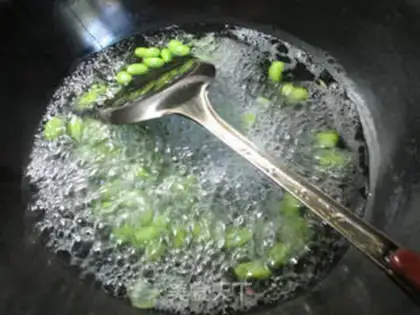 Make ♪ Squeeze the beans and make the mushrooms ♪ step 1