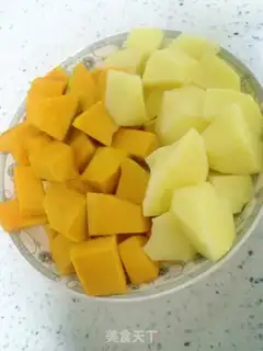 Make Pumpkin potatoes step 3