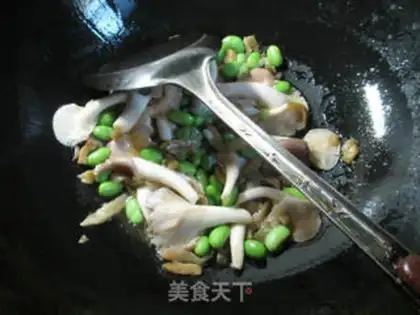 Make ♪ Squeeze the beans and make the mushrooms ♪ step 3