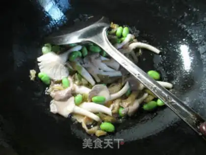Make ♪ Squeeze the beans and make the mushrooms ♪ step 6