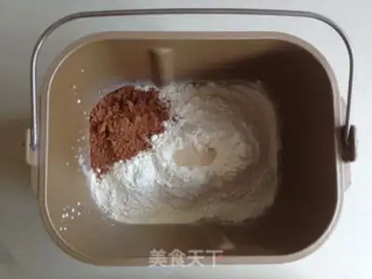 Make Coco cream bread step 1