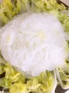 Make A cabbage garlic fan step 2